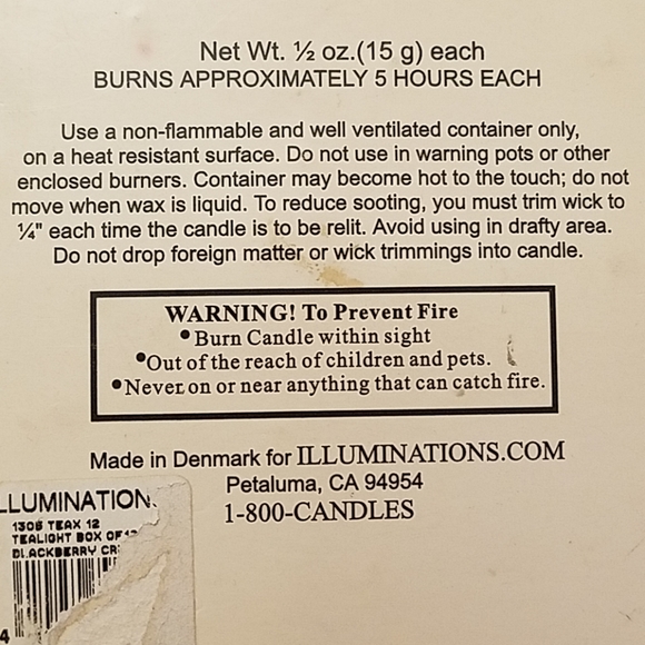 Tea light candles. Illuminations brand. - Picture 5 of 5